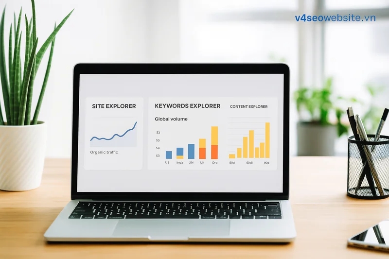 Cách dùng Ahrefs phân tích từ khóa và tối ưu content SEO hiệu quả 1 Ứng dụng Ahrefs toàn diện để phân tích từ khóa, nghiên cứu nội dung và cải thiện thứ hạng SEO bền vững.
