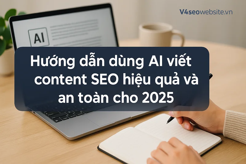 Hướng dẫn dùng AI viết content SEO hiệu quả và an toàn cho 2025