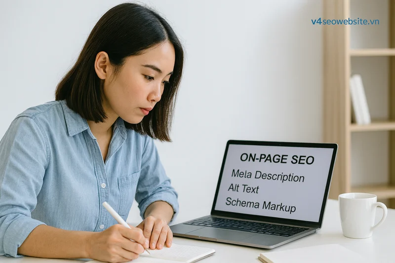 AI hỗ trợ doanh nghiệp triển khai chiến lược SEO tại chỗ hiệu quả với nội dung tối ưu và thân thiện công cụ tìm kiếm.