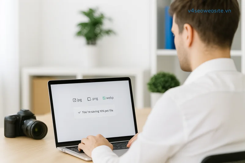 Sử dụng hình ảnh độc đáo trong SEO: Tăng hạng và thu hút người đọc 6 Giảm dung lượng hình ảnh bằng công cụ nén trực tuyến góp phần duy trì chất lượng hiển thị và tối ưu website.