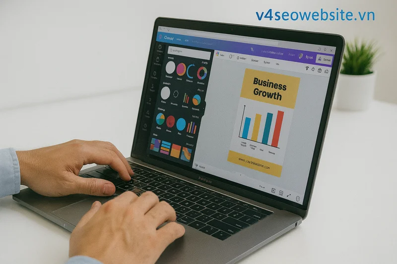 Sử dụng hình ảnh độc đáo trong SEO: Tăng hạng và thu hút người đọc 8 Công cụ thiết kế trực quan giúp người dùng dễ dàng tạo hình ảnh độc đáo, gia tăng giá trị truyền thông thương hiệu.