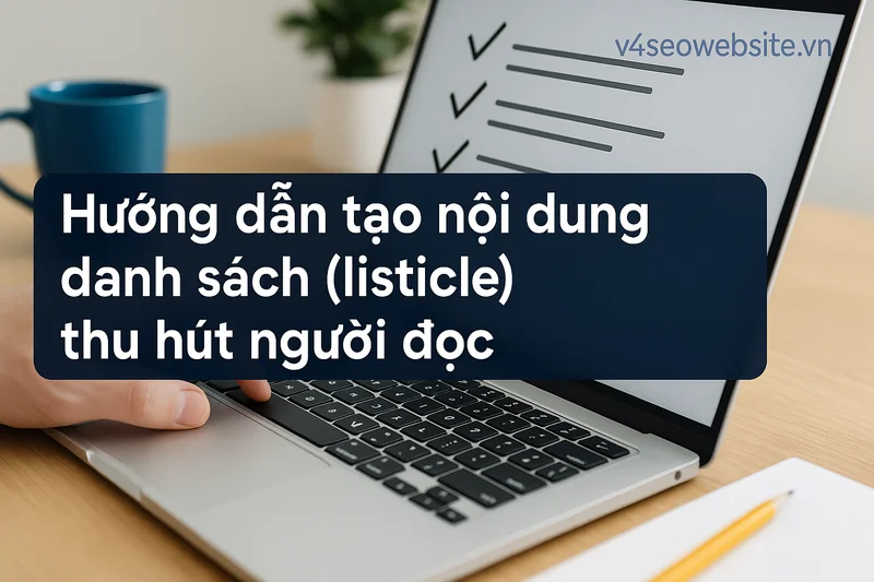 Hướng dẫn tạo nội dung danh sách (listicle) thu hút người đọc