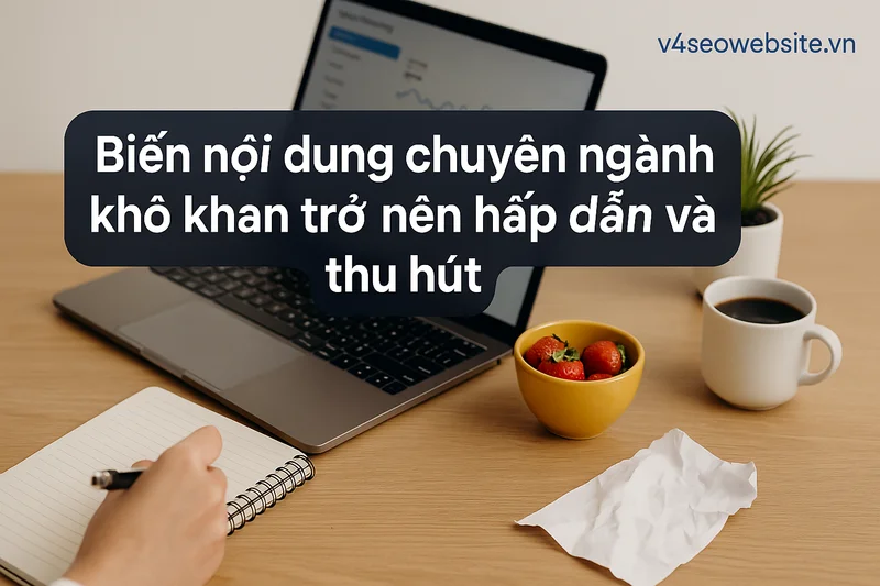 Biến nội dung chuyên ngành khô khan trở nên hấp dẫn và thu hút