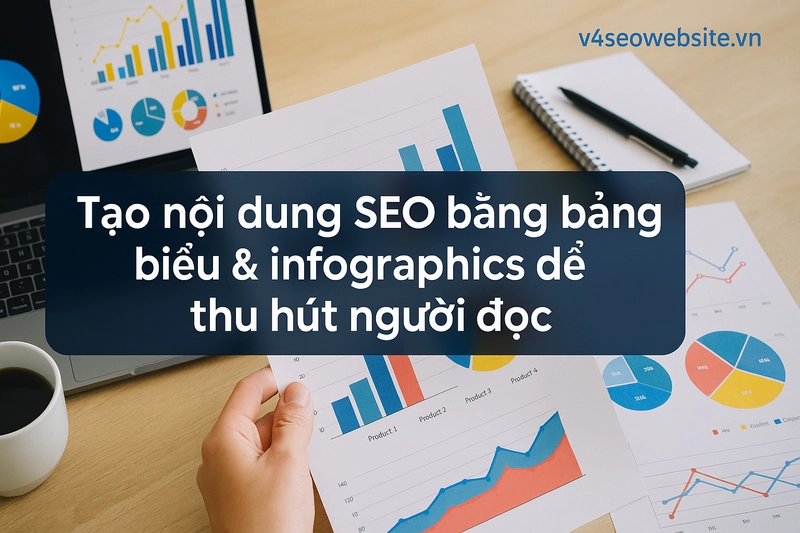 Tạo nội dung SEO bằng bảng biểu & infographics để thu hút người đọc