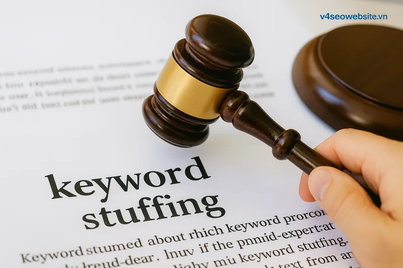 Viết content SEO cho tìm kiếm hình ảnh: Bí quyết tối ưu hiệu quả 7 Tránh nhồi nhét từ khóa trong alt text để giữ nội dung tự nhiên, thân thiện với người dùng và không bị Google phạt.