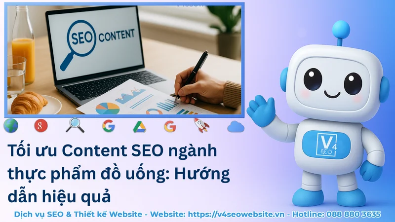 Tối ưu Content SEO ngành thực phẩm đồ uống: Hướng dẫn hiệu quả