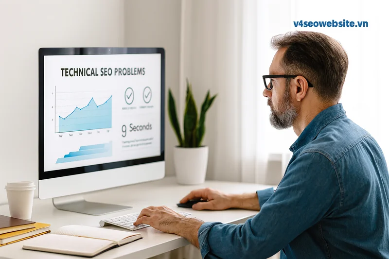 Thiếu tối ưu kỹ thuật SEO làm giảm hiệu quả nội dung, ảnh hưởng trực tiếp đến chuyển đổi và khách hàng.