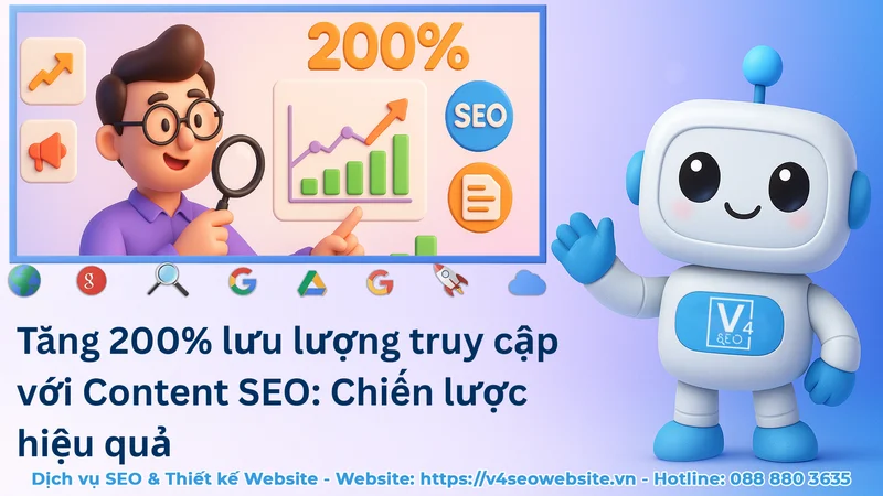Tăng 200% lưu lượng truy cập với Content SEO: Chiến lược hiệu quả
