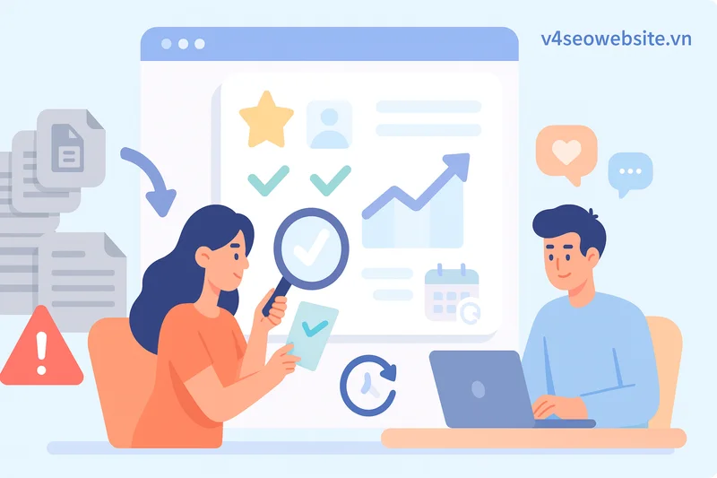 Nội dung kém chất lượng: nguyên nhân website tụt hạng trên Google.