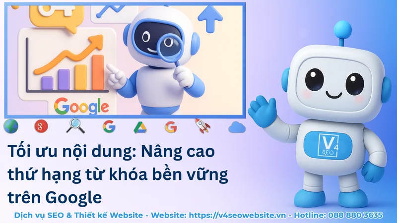 Tối ưu nội dung: Nâng cao thứ hạng từ khóa bền vững trên Google