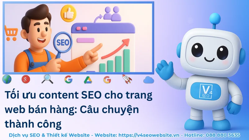 Tối ưu content SEO cho trang web bán hàng: Câu chuyện thành công