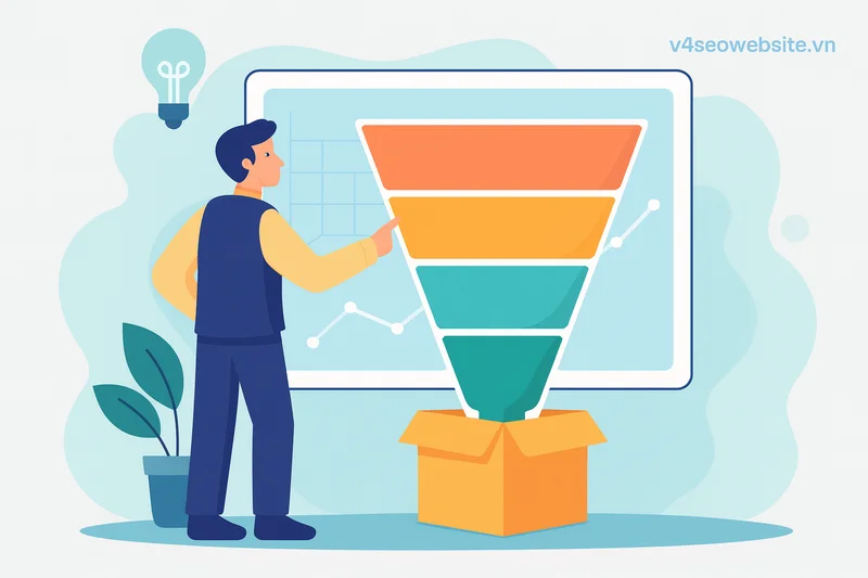 Phân tích hiệu suất phễu chuyển đổi dễ dàng với GA4 và Looker Studio 1 Phễu chuyển đổi mang lại góc nhìn chiến lược về hành vi người dùng trong quá trình mua sắm trực tuyến.