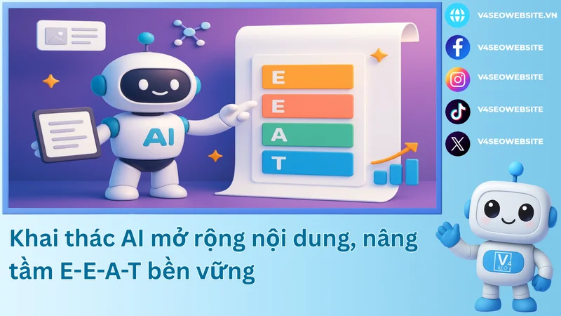 Khai thác AI mở rộng nội dung, nâng tầm E-E-A-T bền vững