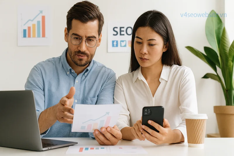 Kết hợp SEO & Social Media: Tối ưu hiển thị, tăng lưu lượng truy cập 5 Sự không ăn khớp trong nội dung website và mạng xã hội khiến khách hàng khó nhận diện và gắn bó thương hiệu.