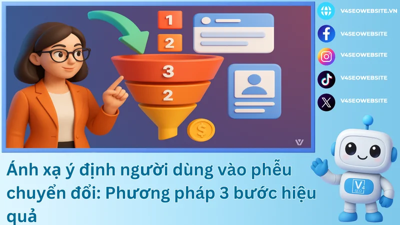 Ánh xạ ý định người dùng vào phễu chuyển đổi: Phương pháp 3 bước hiệu quả