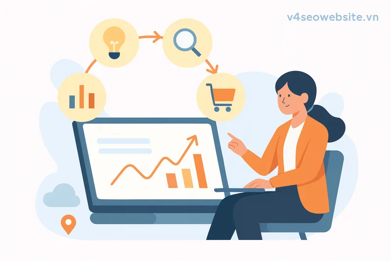 Ánh xạ ý định người dùng vào phễu chuyển đổi: Phương pháp 3 bước hiệu quả 1 Ý định người dùng quyết định toàn bộ hành trình khách hàng từ nhận thức đến mua hàng trong SEO hiện đại.