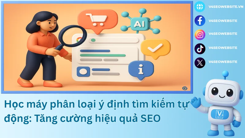 Học máy phân loại ý định tìm kiếm tự động: Tăng cường hiệu quả SEO