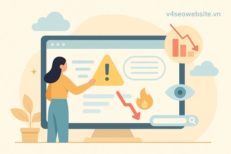 Phát hiện và xử lý nội dung AI "mỏng": Tối ưu chất lượng website 2 Nguy cơ tiềm ẩn khi để website chứa nhiều nội dung kém chất lượng trước Google và người dùng.