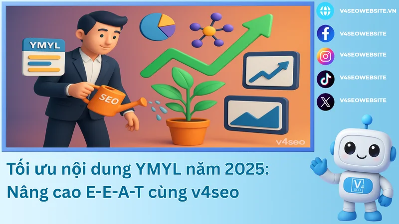 Tối ưu nội dung YMYL năm 2025: Nâng cao E-E-A-T cùng v4seo