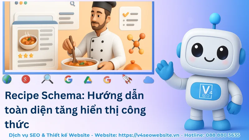 Recipe Schema: Hướng dẫn toàn diện tăng hiển thị công thức