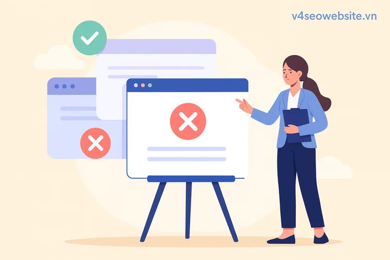 Xây dựng brief bài viết E-E-A-T chuẩn Google, tăng uy tín nội dung 5 Sai lầm khi xây dựng brief khiến chiến lược SEO giảm hiệu quả và giải pháp khắc phục triệt để.