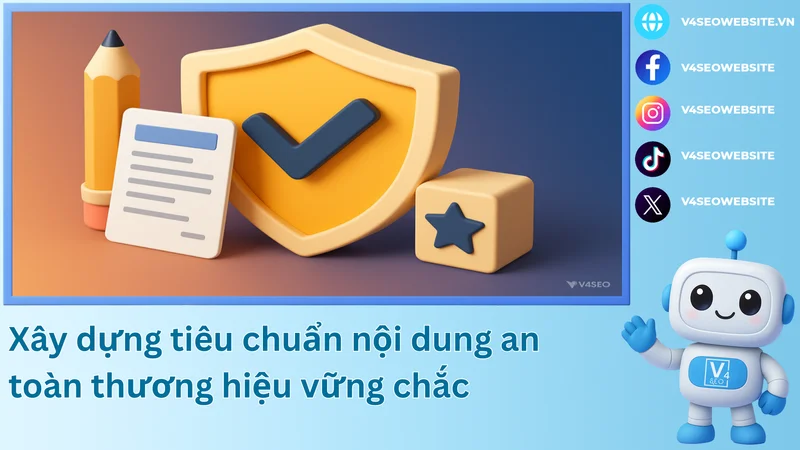 Xây dựng tiêu chuẩn nội dung an toàn thương hiệu vững chắc