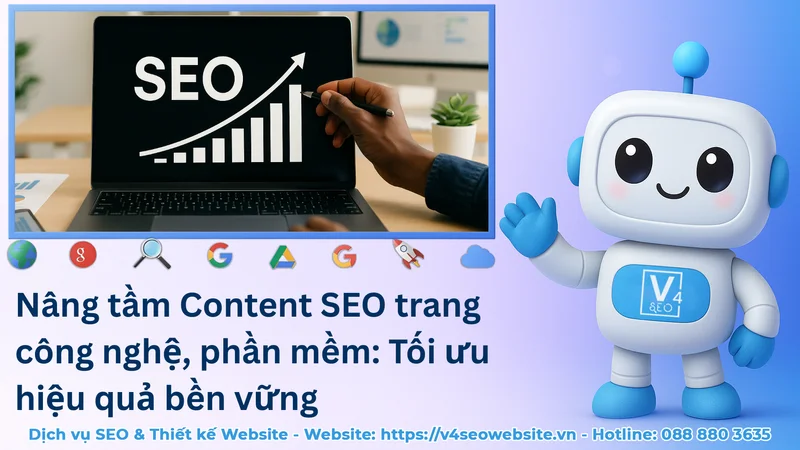 Nâng tầm Content SEO trang công nghệ, phần mềm: Tối ưu hiệu quả bền vững