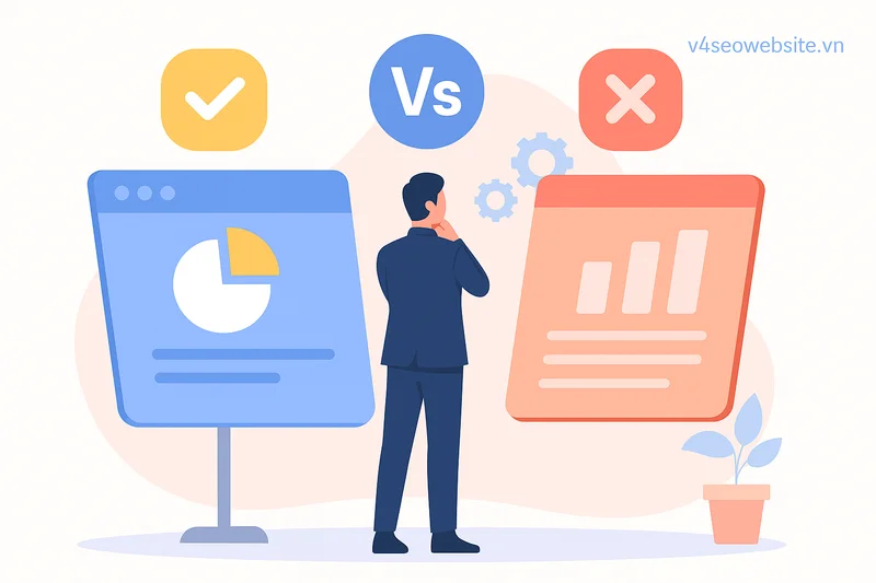 Tối ưu nội dung so sánh giải pháp (MOFU) giúp tăng chuyển đổi 1 Nội dung so sánh giải pháp giúp thương hiệu tạo lợi thế cạnh tranh và dẫn dắt hành trình quyết định của khách hàng.