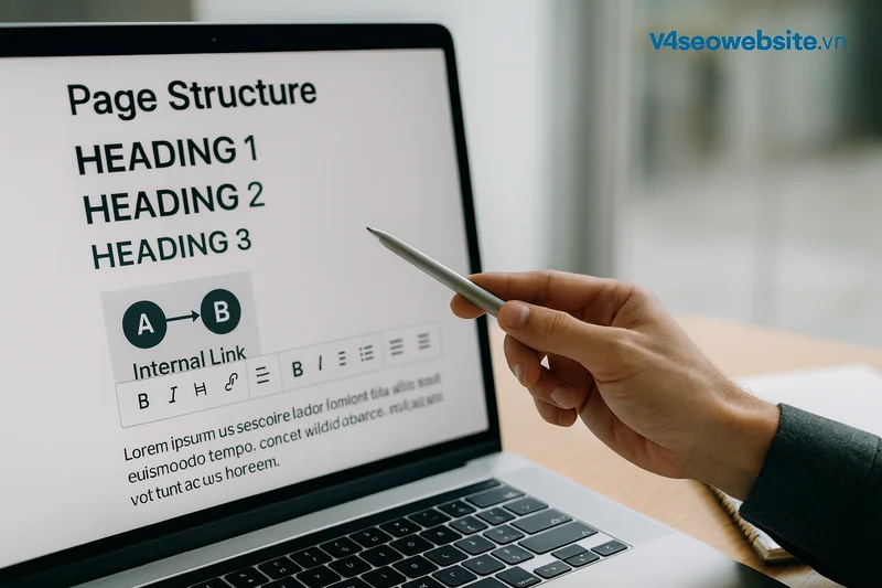 Tối ưu cấu trúc nội dung on-page giúp Google hiểu rõ ý định người dùng và cải thiện trải nghiệm tìm kiếm tự nhiên.