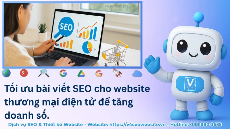 Tối ưu bài viết SEO cho website thương mại điện tử để tăng doanh số.