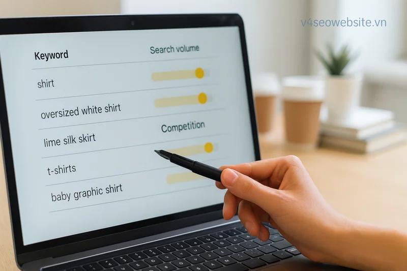 Từ khóa liên quan sản phẩm cụ thể hỗ trợ thương hiệu nổi bật hơn trước đối thủ và cải thiện doanh số.