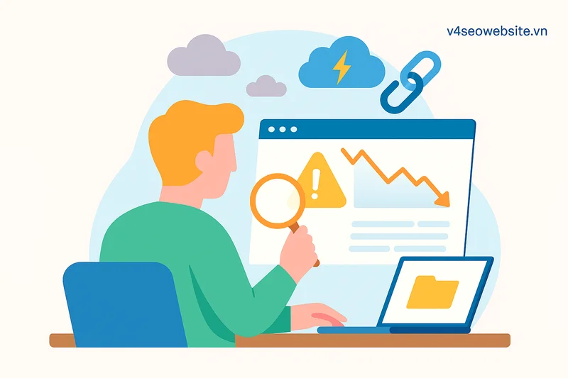 Lập kế hoạch dự phòng Content SEO: Bảo vệ thứ hạng, duy trì lưu lượng truy cập 2 Nhận diện rủi ro từ lỗi máy chủ, backlink xấu và thuật toán Google để chủ động bảo vệ thương hiệu.