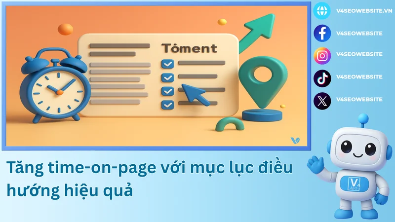 Tăng time-on-page với mục lục điều hướng hiệu quả