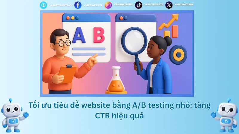 Tối ưu tiêu đề website bằng A/B testing nhỏ: tăng CTR hiệu quả