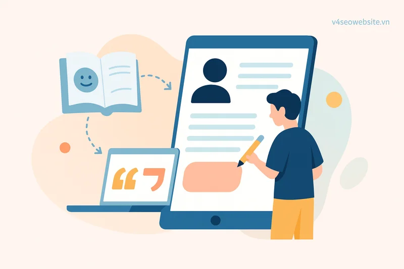 Ghi nguồn & trích dẫn chuẩn SEO: Nâng cao uy tín, tăng E-E-A-T cho website 5 Biến ý tưởng từ nguồn tham khảo thành giá trị mới: Câu chuyện của sáng tạo và chuẩn mực đạo đức nội dung.