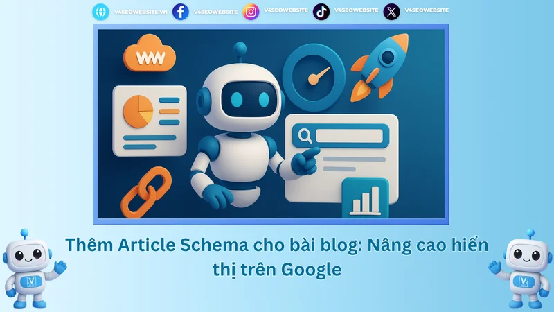 Thêm Article Schema cho bài blog: Nâng cao hiển thị trên Google