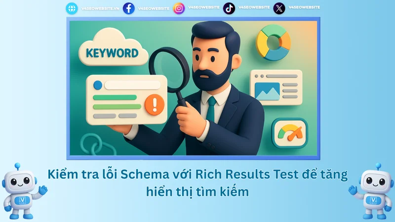 Kiểm tra lỗi Schema với Rich Results Test để tăng hiển thị tìm kiếm