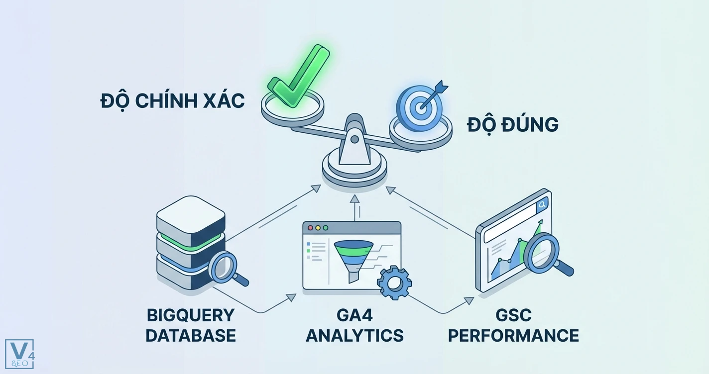 Độ chính xác là gì: Hướng dẫn đảm bảo dữ liệu cho SEO & GA4