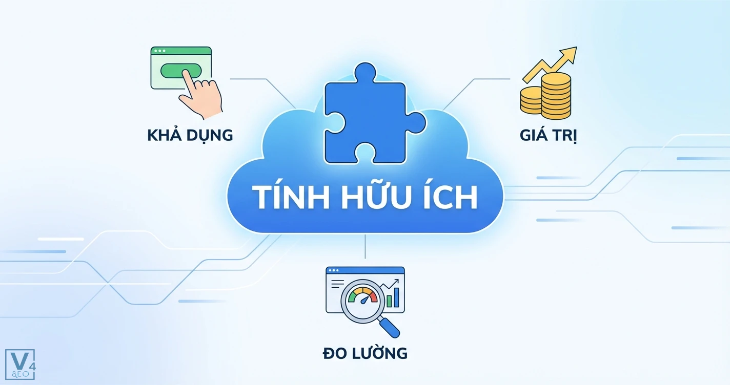Tính hữu ích là gì? Phân biệt với khả dụng, giá trị & cách đo lường