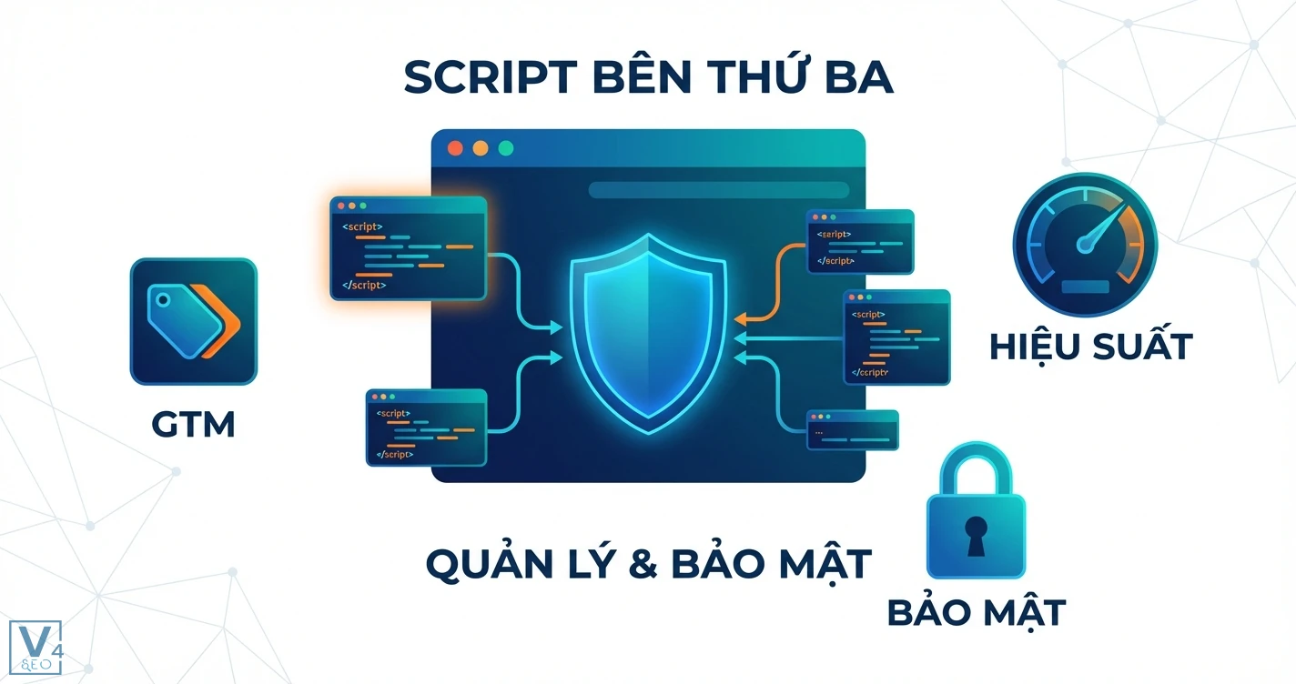 Script bên thứ ba là gì? Hướng dẫn toàn diện từ GTM đến bảo mật